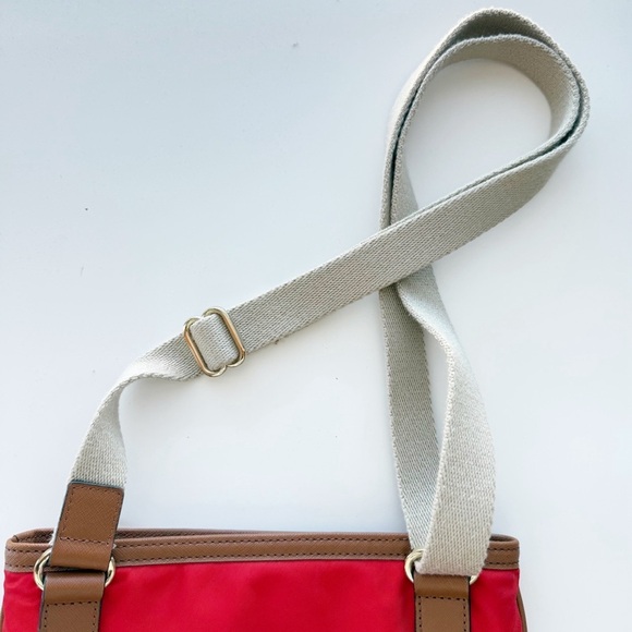MICHAEL KORS Kempton Red Crossbody Bag Purse - Picture 7 of 12